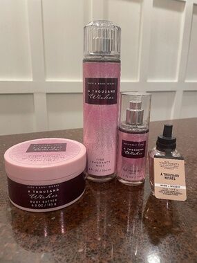 Bath & Body Works A Thousand Wishes SET-NEW- Body Butter/Body Mists/ Wallflower